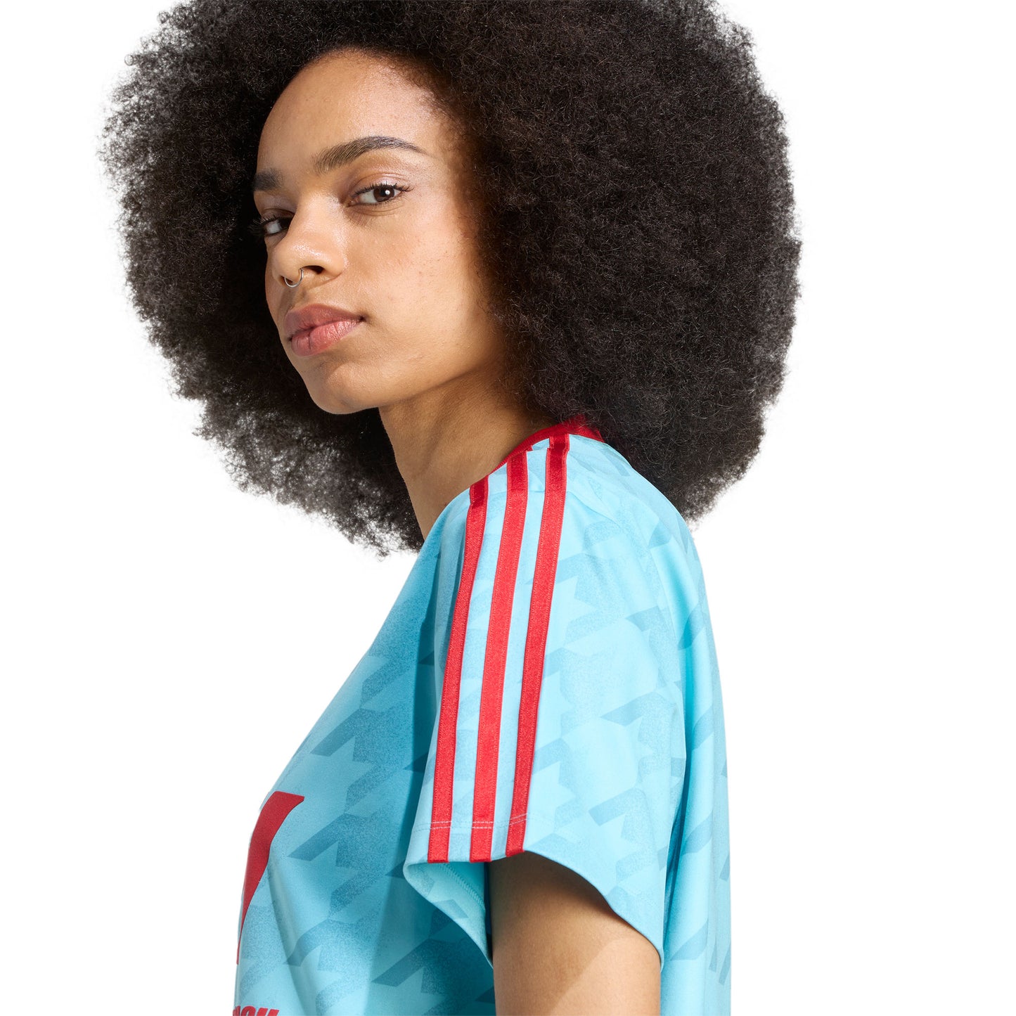Adidas Originals Footie Jersey Blue Glow  - JW2771