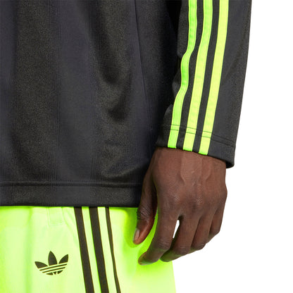 Adidas Originals Jacquard Jersey LS Black/Signal Green