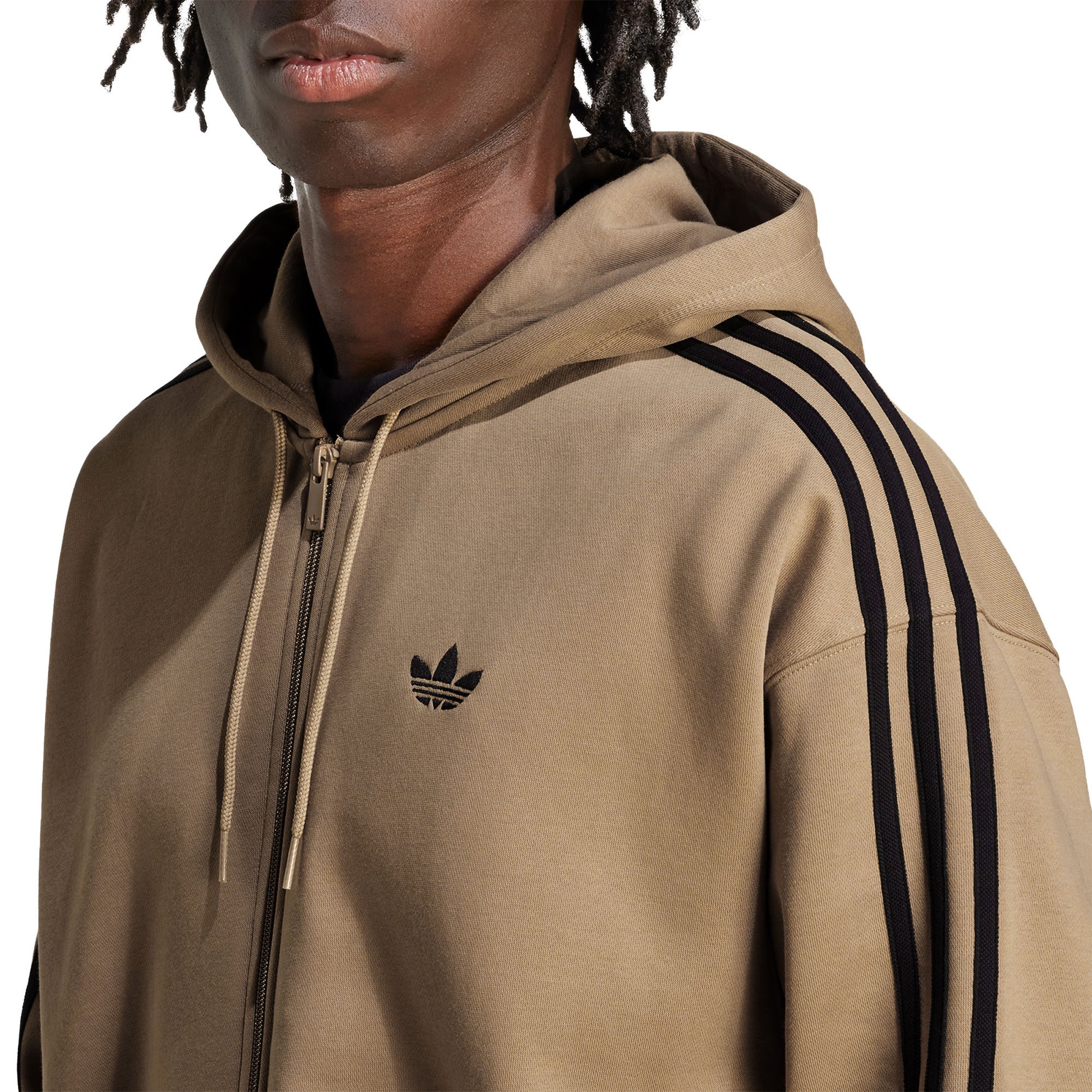 Adidas Originals Baggy FZ Hoodie Cardboard/Black  - JX1548