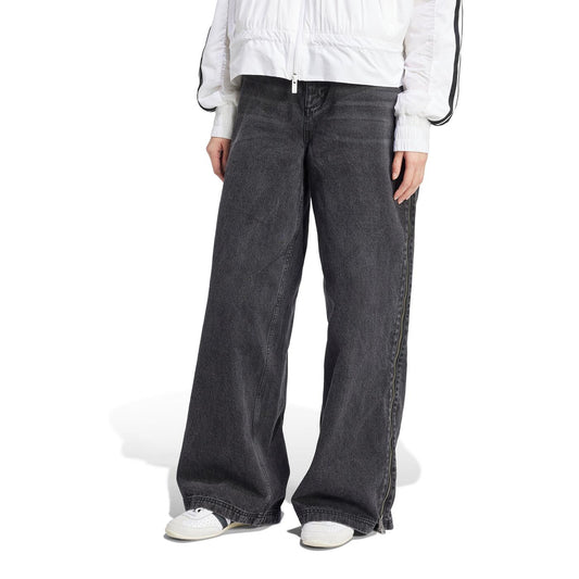 Adidas Originals Denim Zip Pant Black  - JX9211