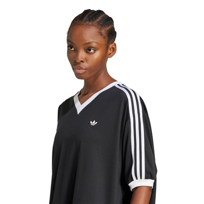 Adidas Originals V-Neck Dress Black  - JX9219
