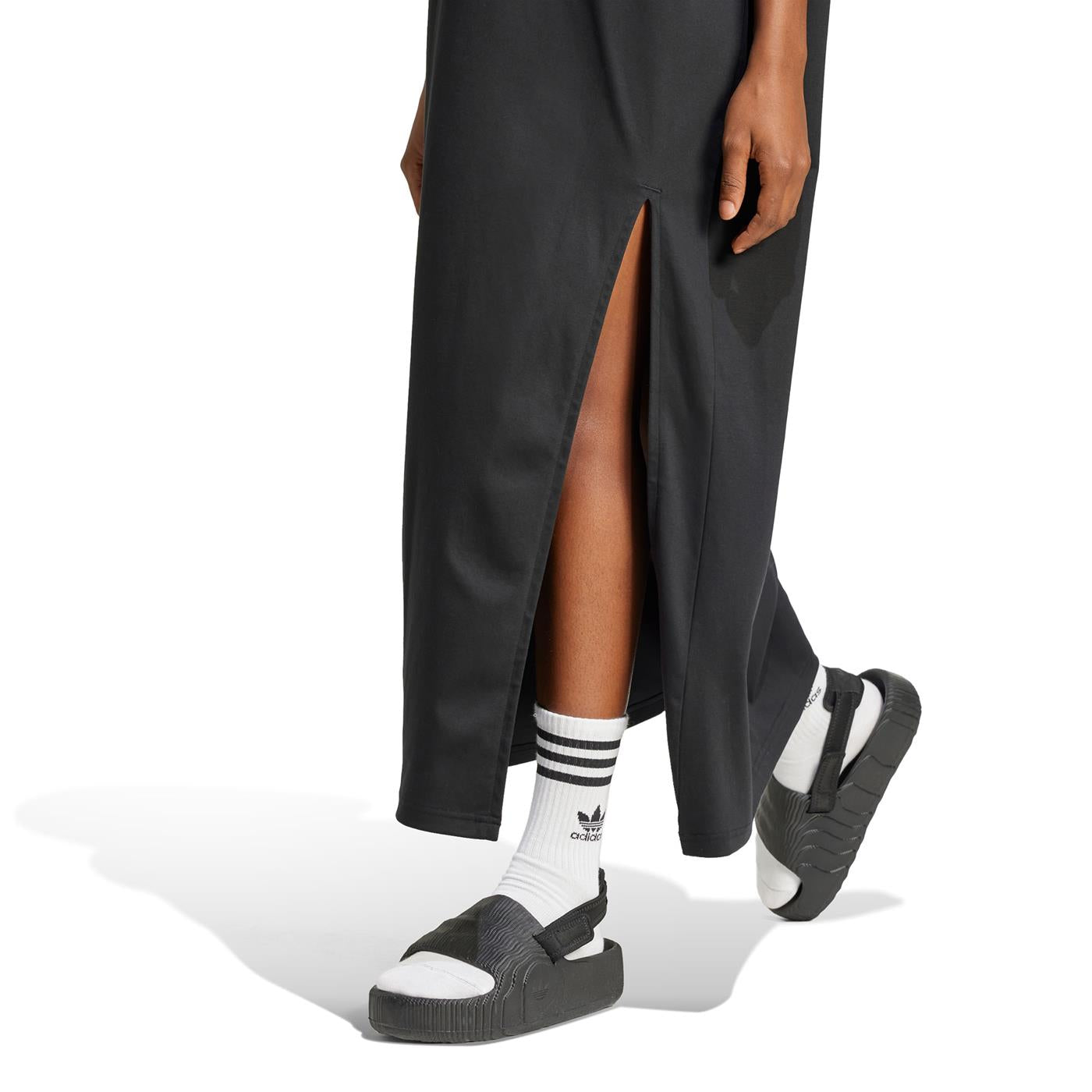 Adidas Originals V-Neck Dress Black  - JX9219