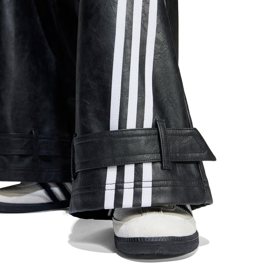 Adidas Originals Faux Leather Pant Black  - JX9226