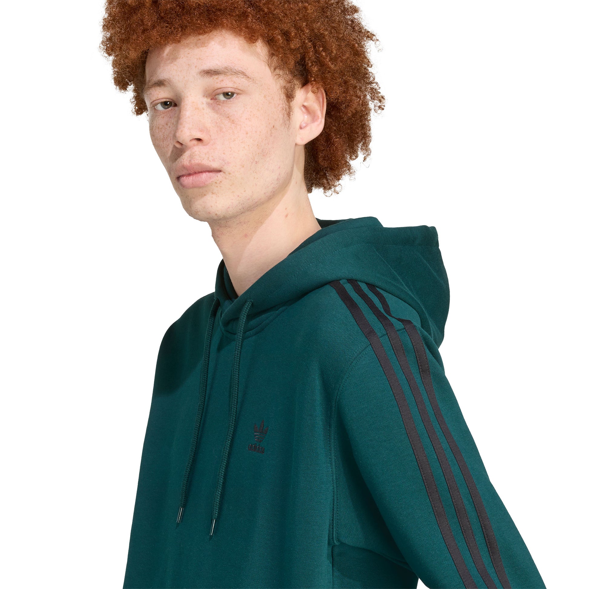 Adidas Originals 3-Stripes Hoody Aurora Ivy/Black  - JY1378