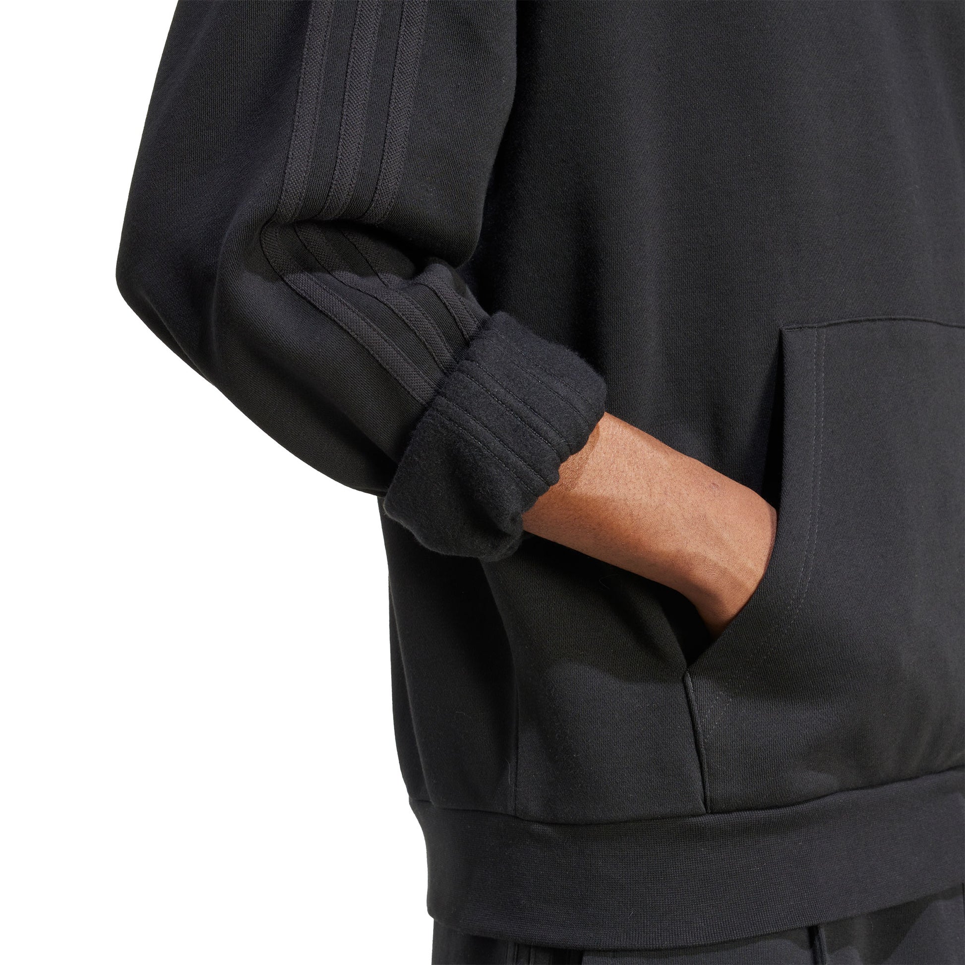 Adidas Originals Baggy Hoodie Black/Black  - JY1412