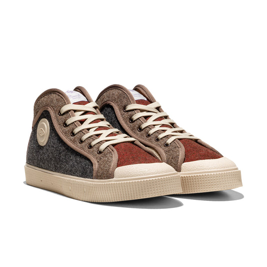 Sanjo K100 Burel Dark Grey Multicolor  - K100-BUR-D99