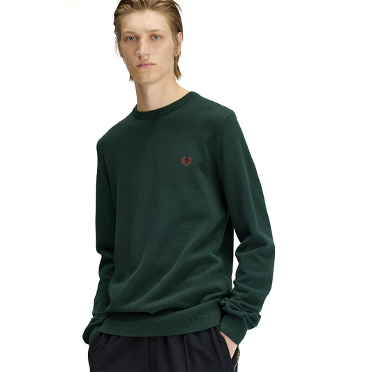 Fred Perry Pique Stitch Jumper Grassroots  - K1309-30A