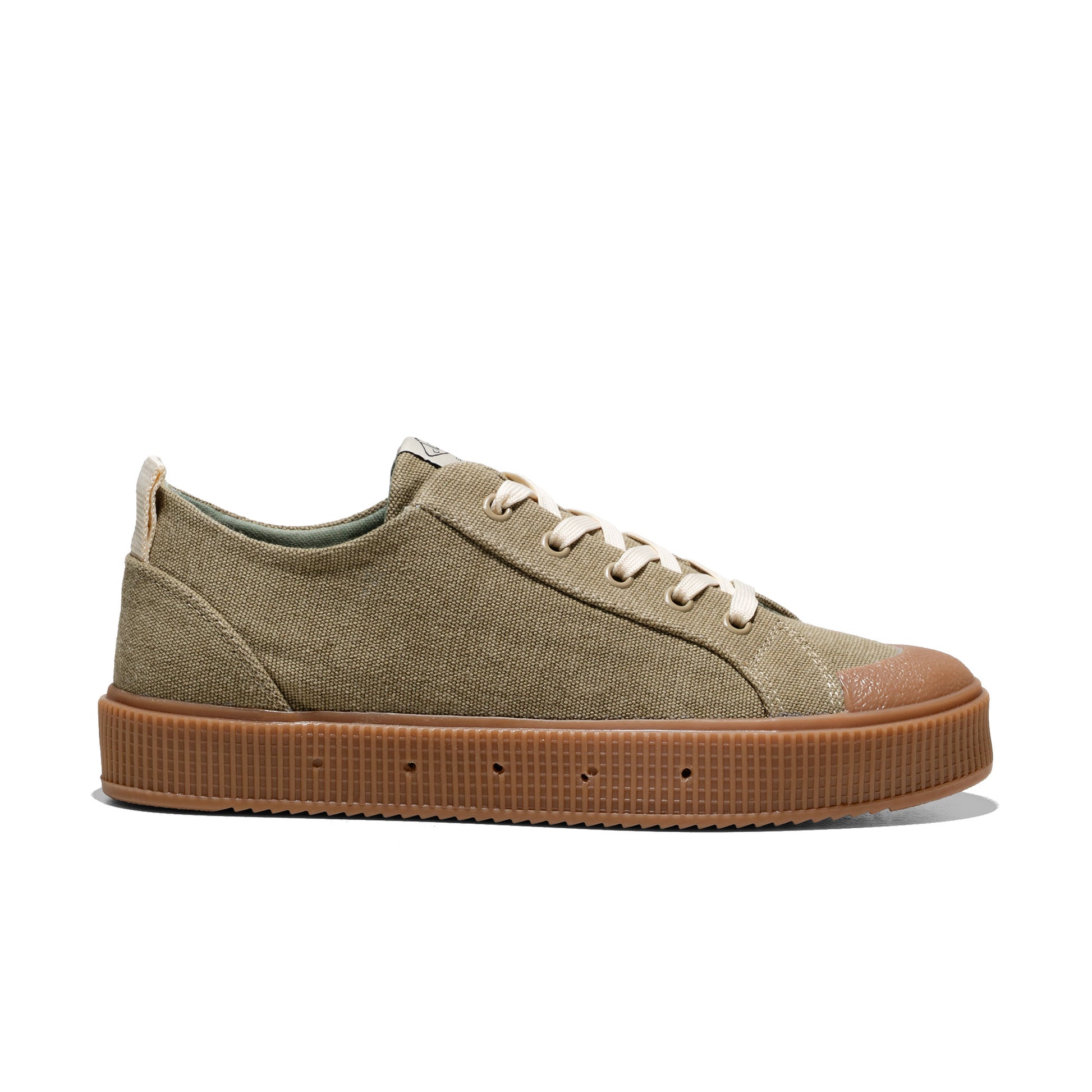 Sanjo K230 Washed Khaki/Gum  - K230-WAS-KAK