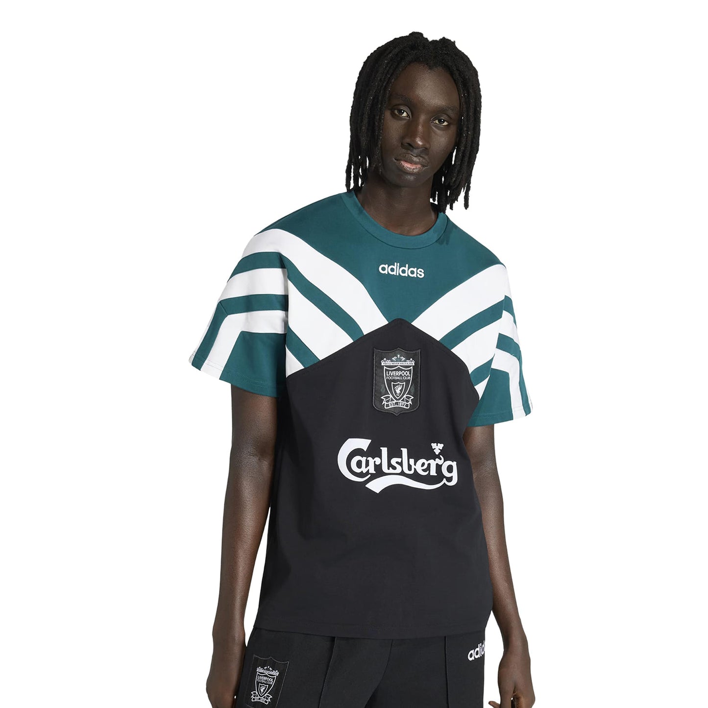 Adidas Originals Liverpool FC Tee 95 Black/Rich Green  - KA8097