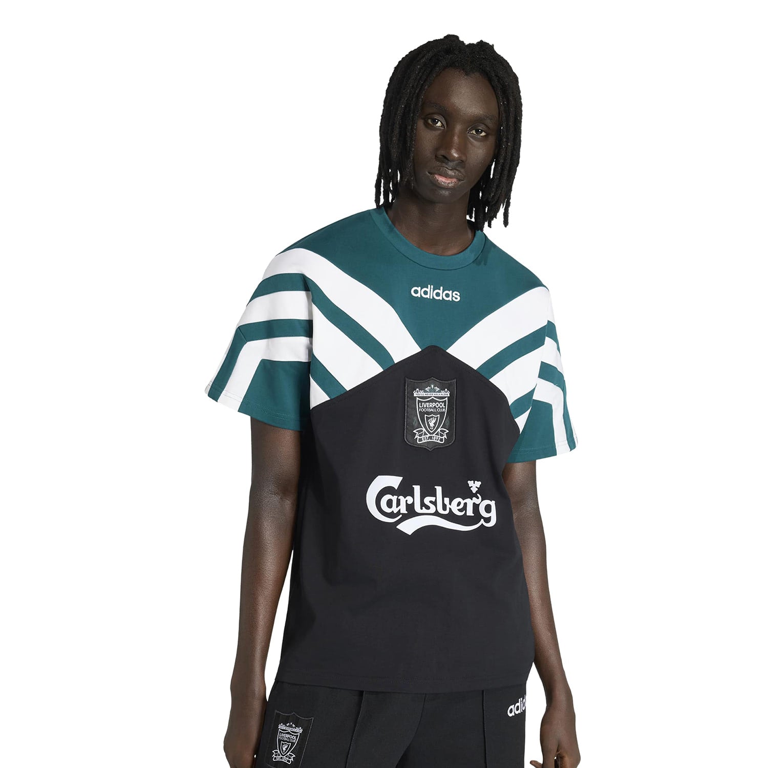 Adidas Originals Liverpool FC Tee 95 Black/Rich Green  - KA8097