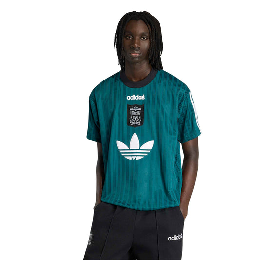 Adidas Originals Liverpool FC Poly Tee 95 Rich Green  - KA8105