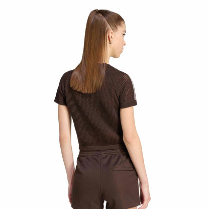 Adidas Originals Crochet Tee Aurora Coffee  - KC6480