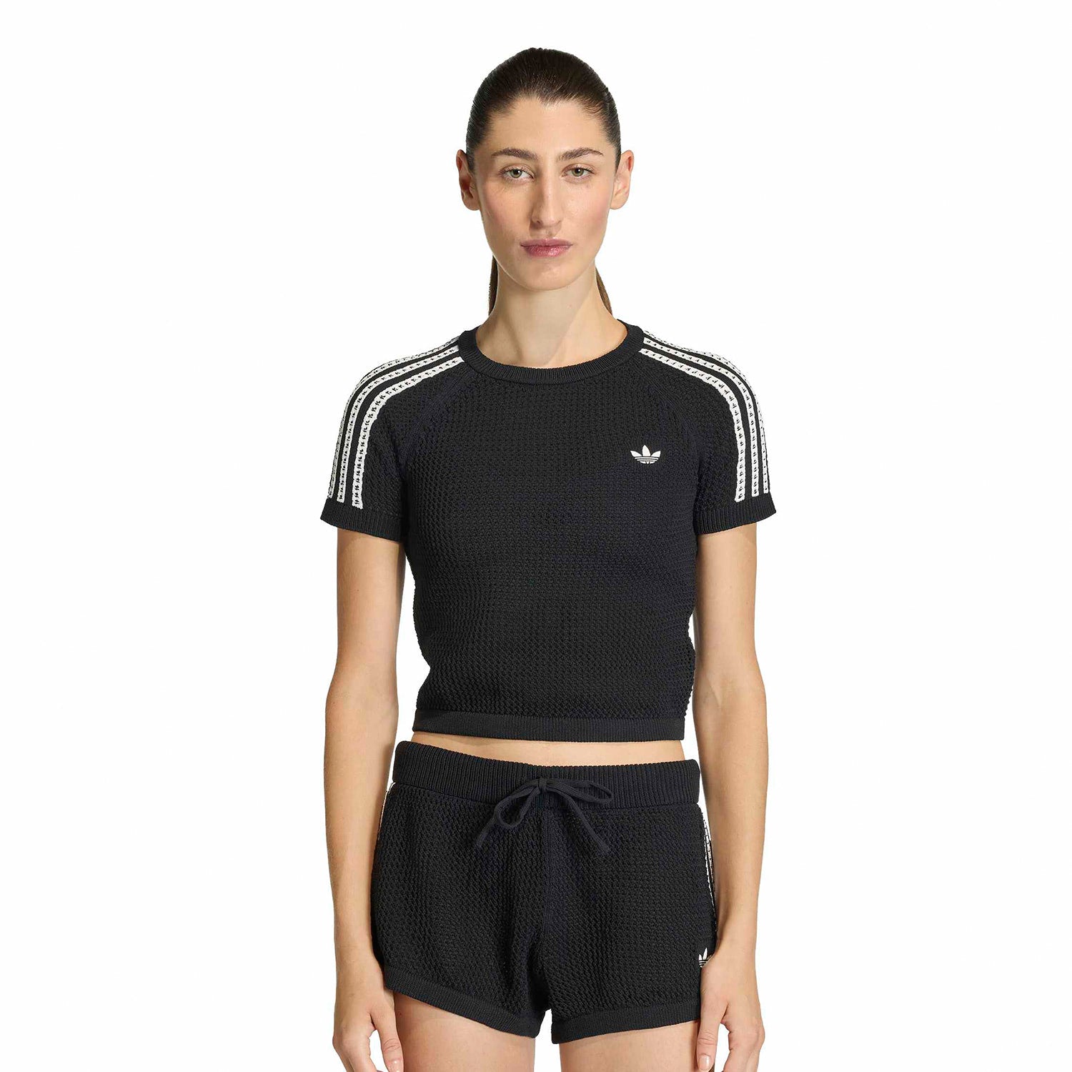 Adidas Originals Crochet Tee Black  - KC6481