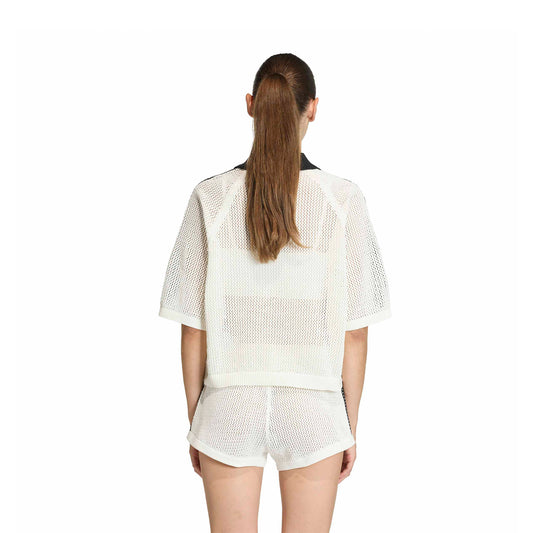 Adidas Originals Crochet Polo Off White  - KC6490
