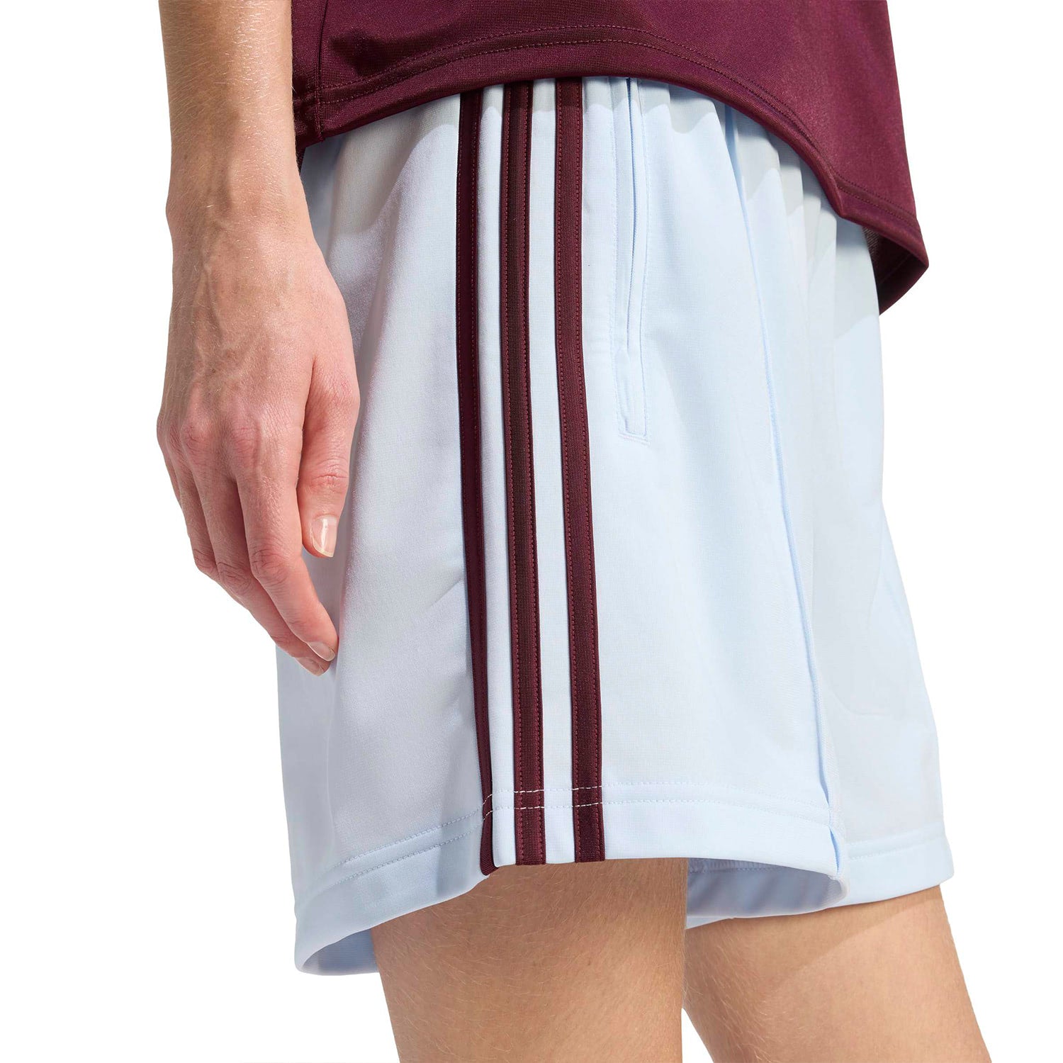 Adidas Originals Firebird Short Crystal Sky/Maroon  - KD3670