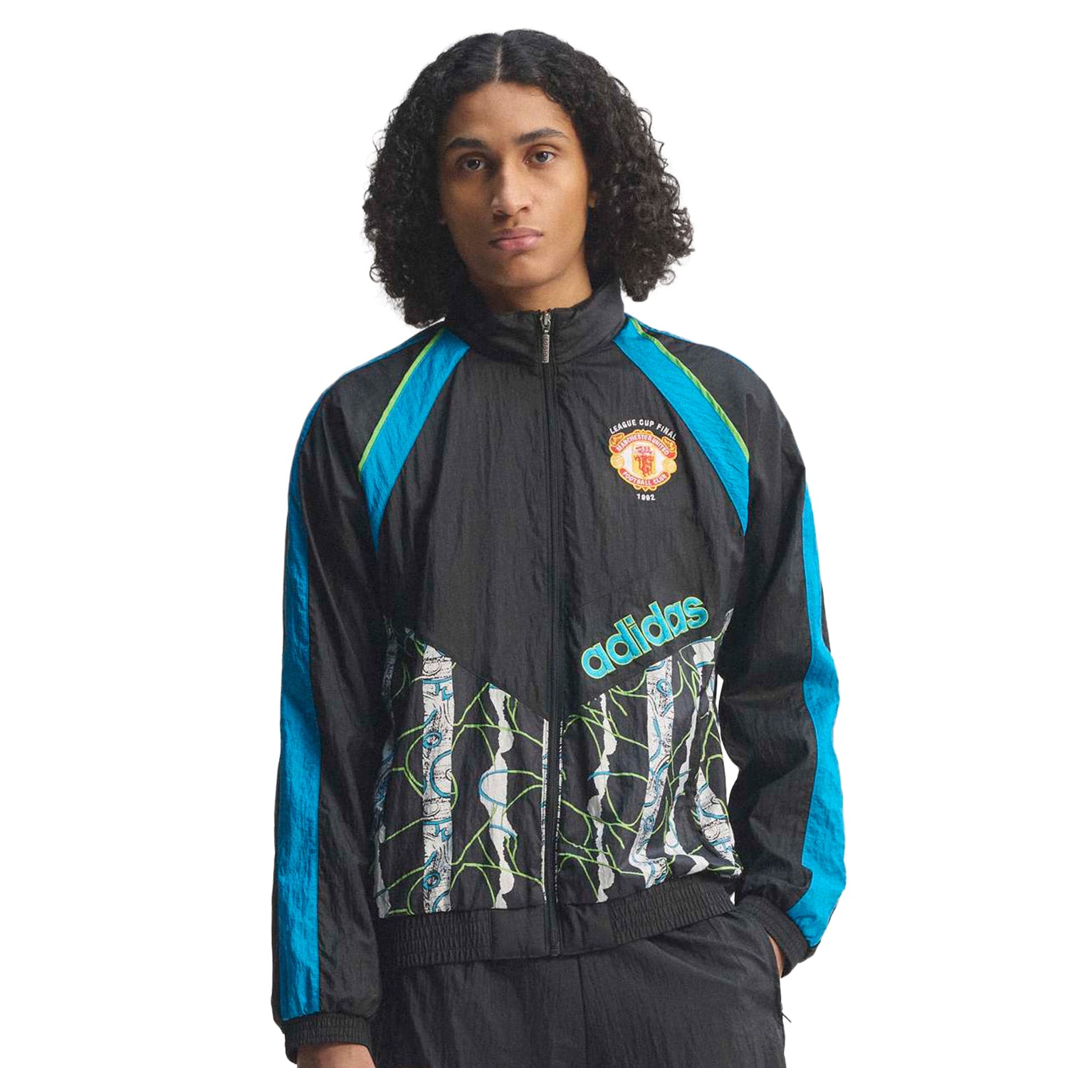 Adidas Originals Manchester United FC Jacket 90 Black  - KD5815