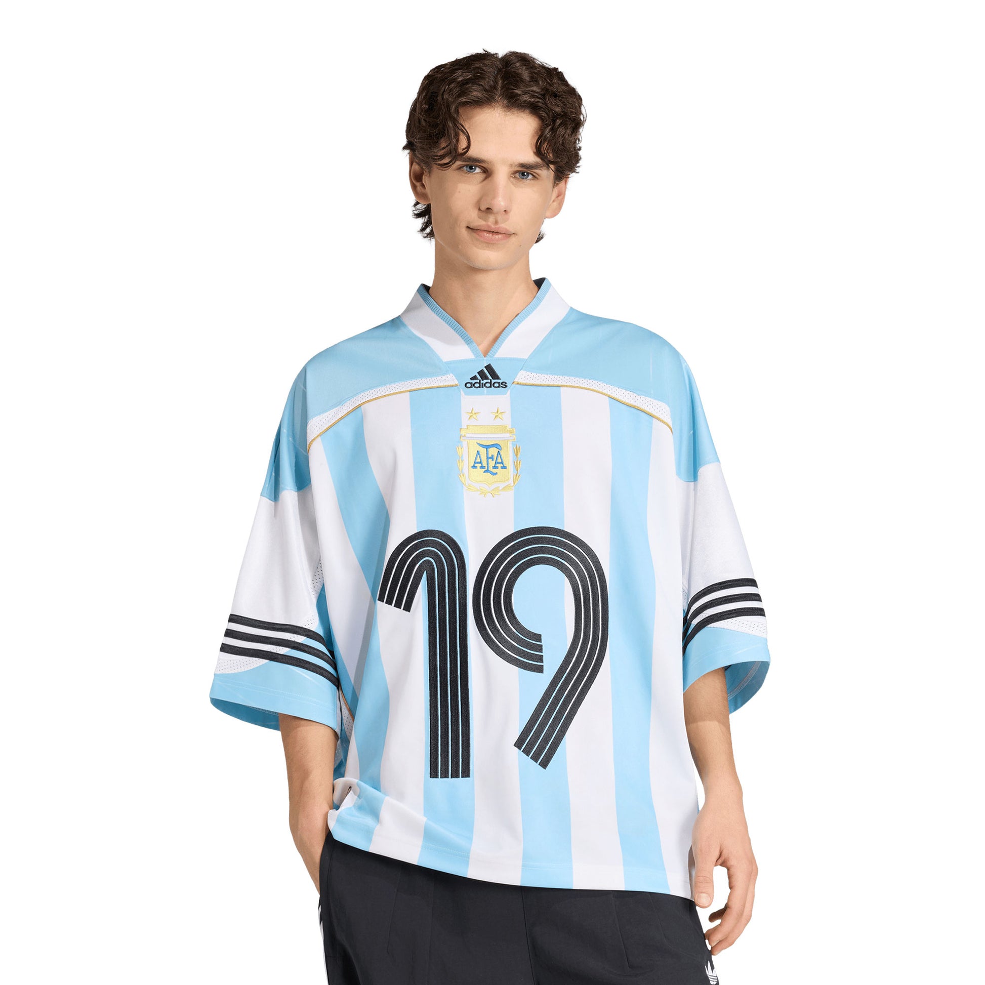 Adidas Jersey Clear Blue/White/Black  - KD5982