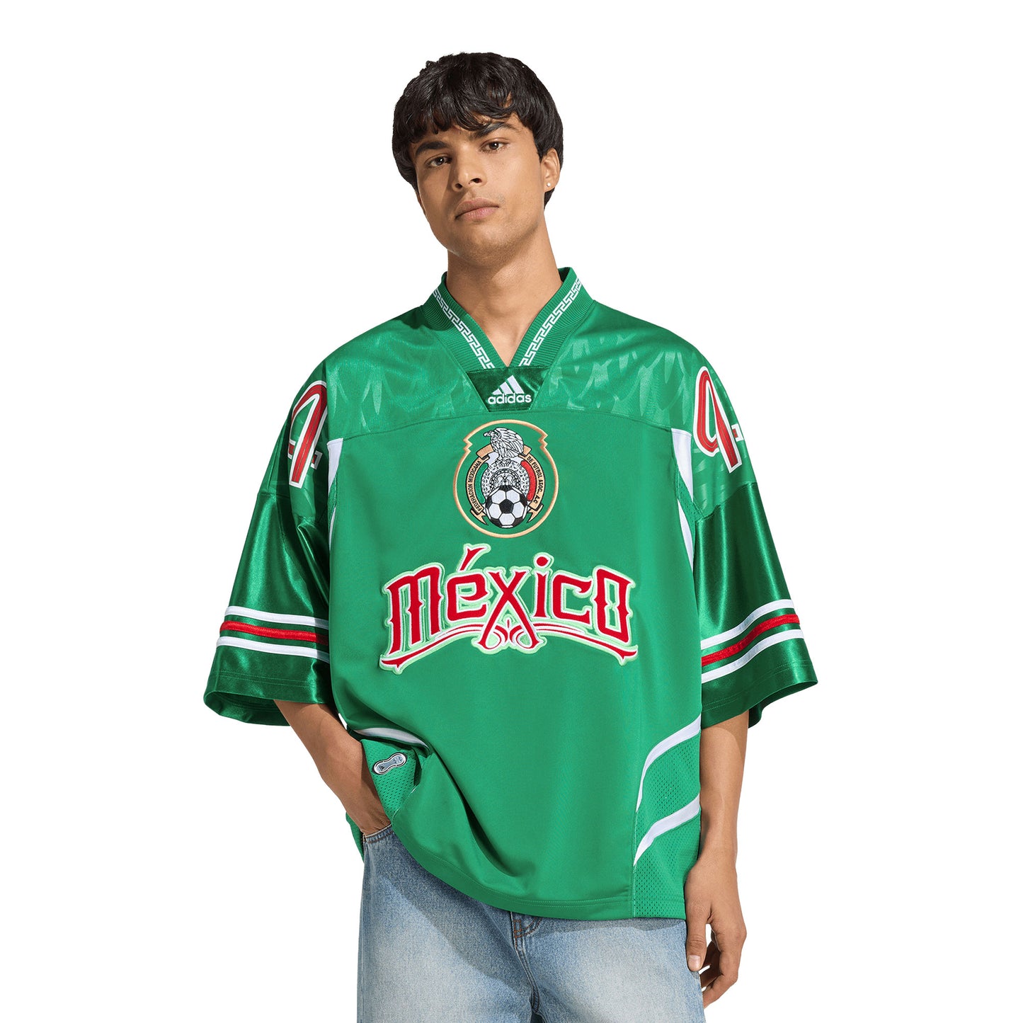 Adidas Jersey Bold Green/White/Better Scarlet  - KD5986