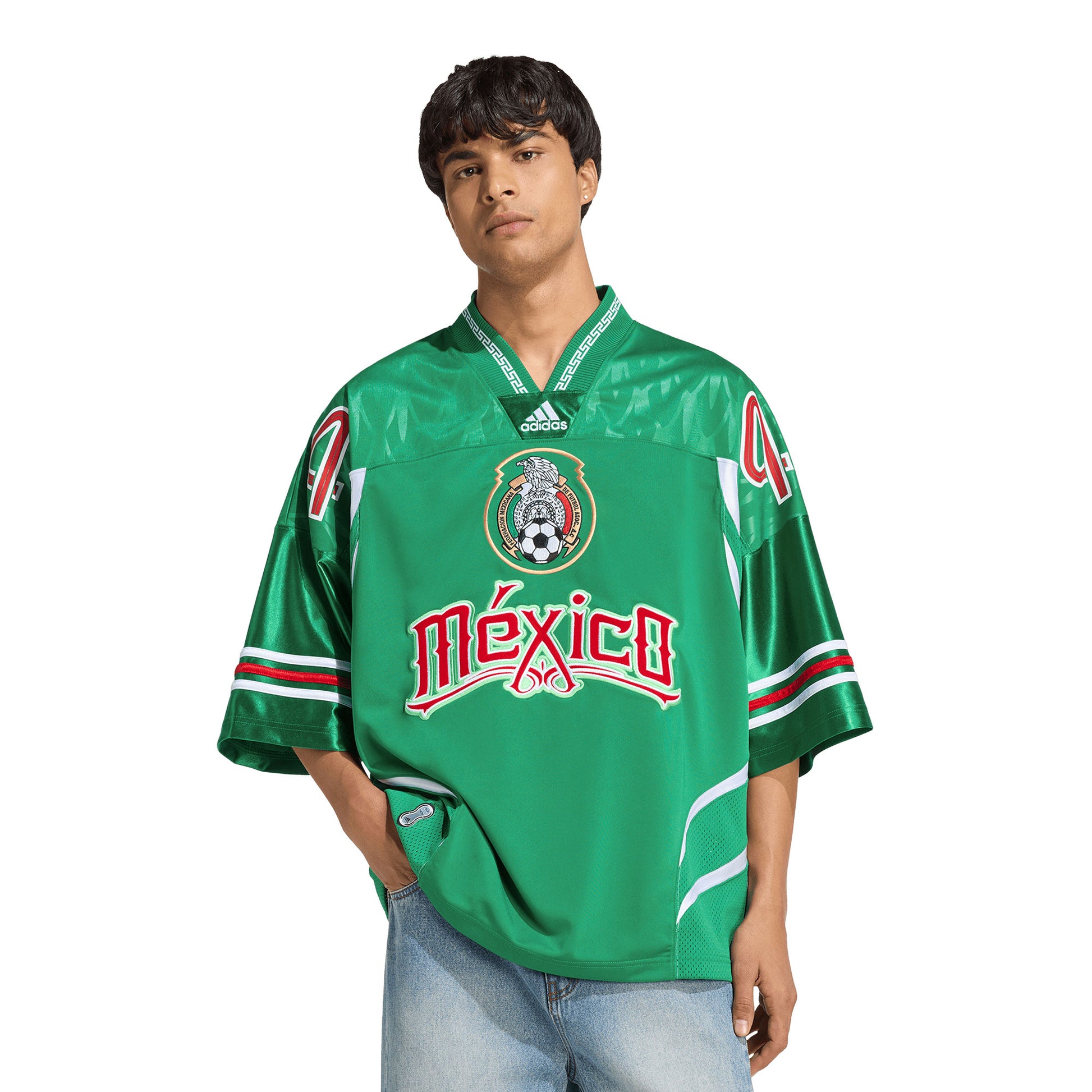 Adidas Jersey Bold Green/White/Better Scarlet  - KD5986