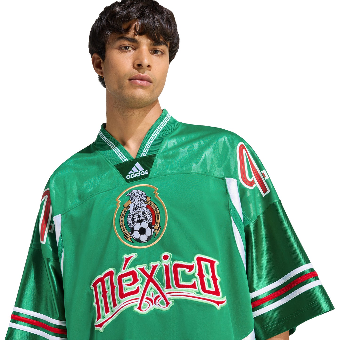 Adidas Jersey Bold Green/White/Better Scarlet  - KD5986