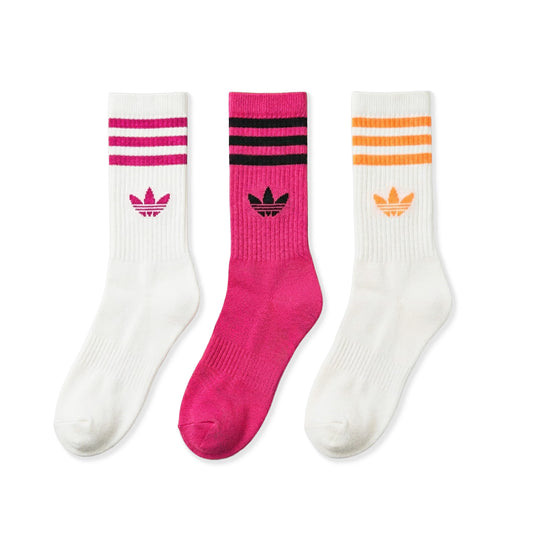Adidas Originals 3S Crew S 3P Off White/Shock Pink  - KD8254
