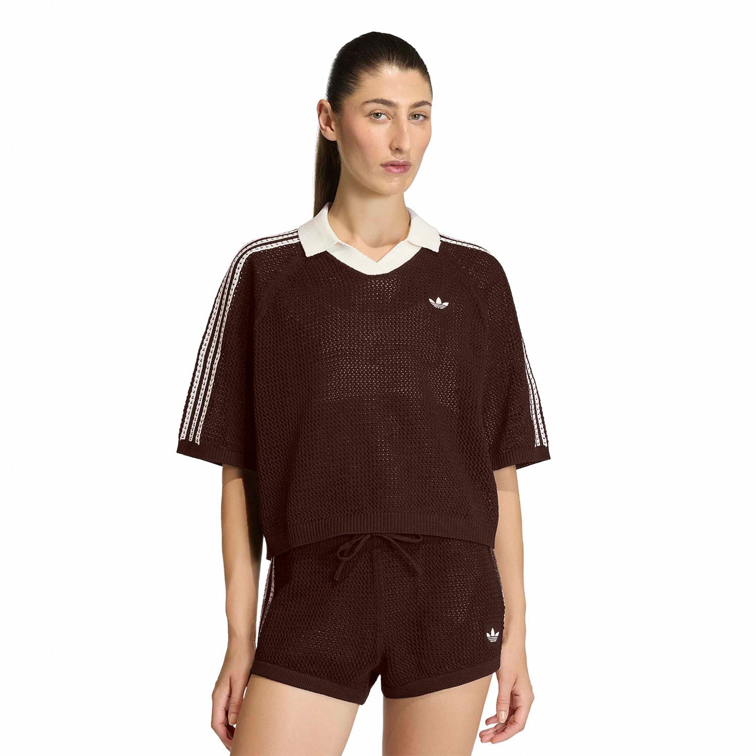 Adidas Originals Crochet Polo Aurora Coffee  - KE0198