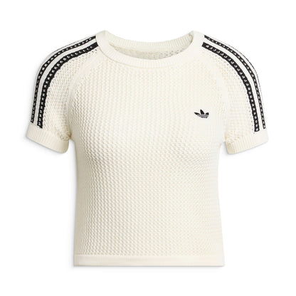 Adidas Originals Crochet Tee Off White  - KE0200