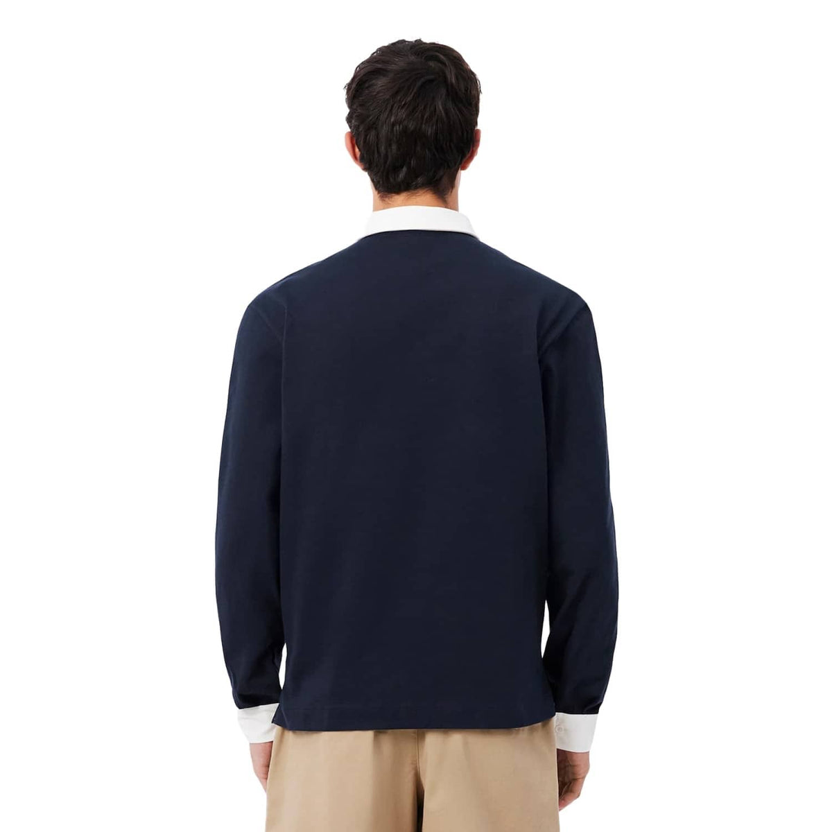 Lacoste Relaxed Rugby Shirt Shadow Navy  - KH0826-MXQ
