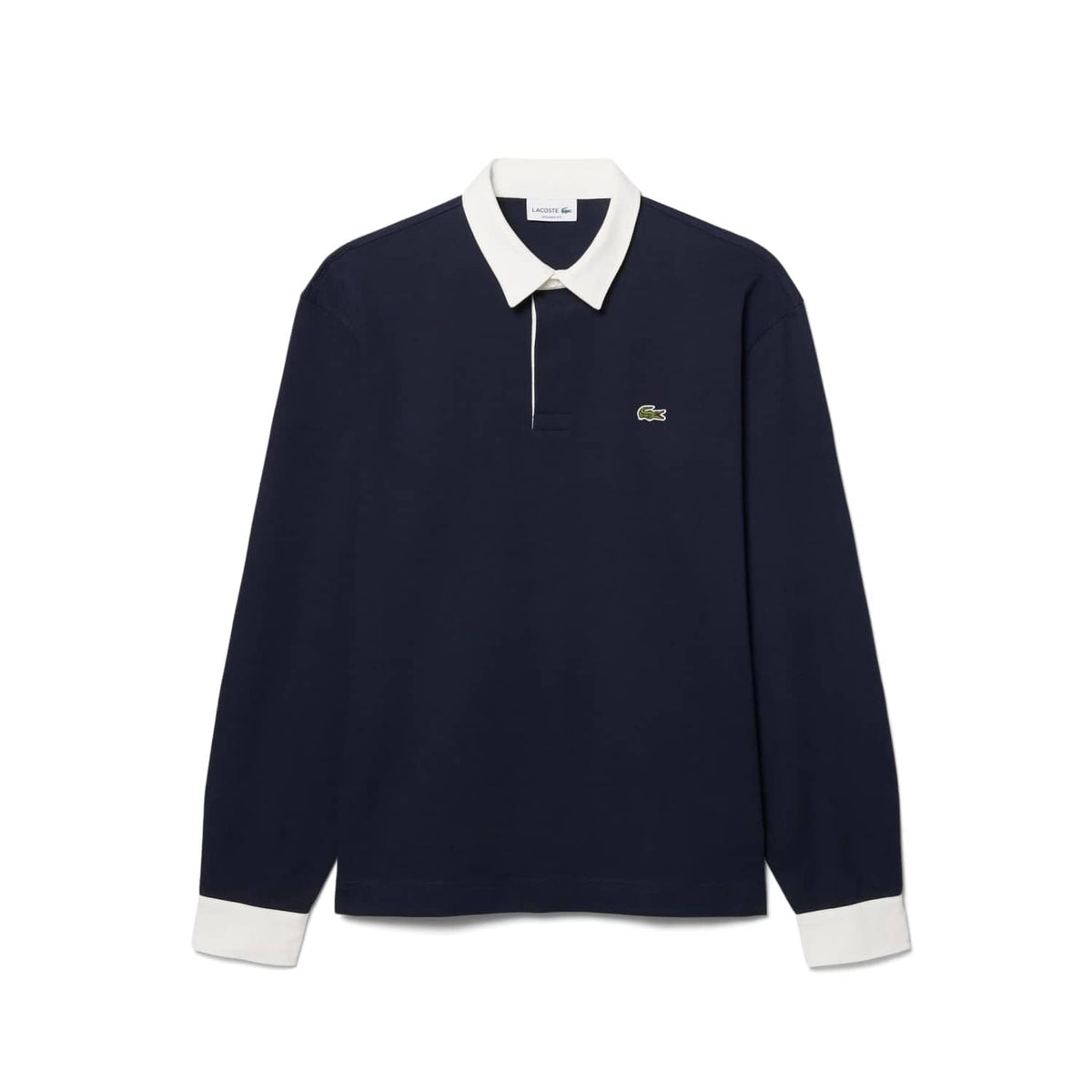 Lacoste Relaxed Rugby Shirt Shadow Navy  - KH0826-MXQ