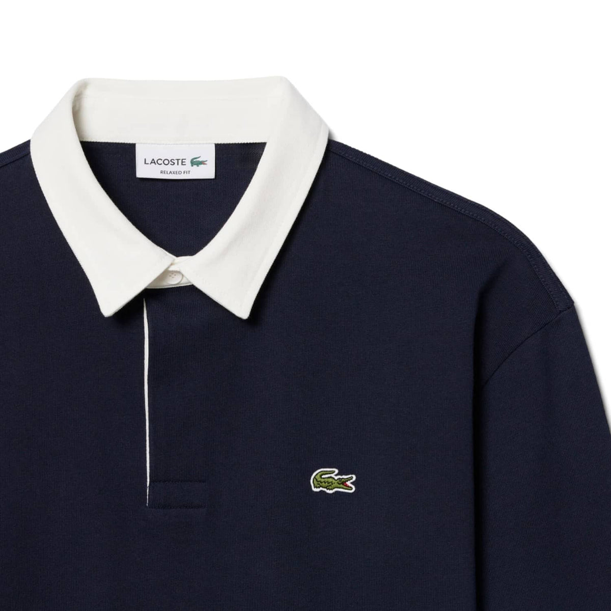 Lacoste Relaxed Rugby Shirt Shadow Navy  - KH0826-MXQ