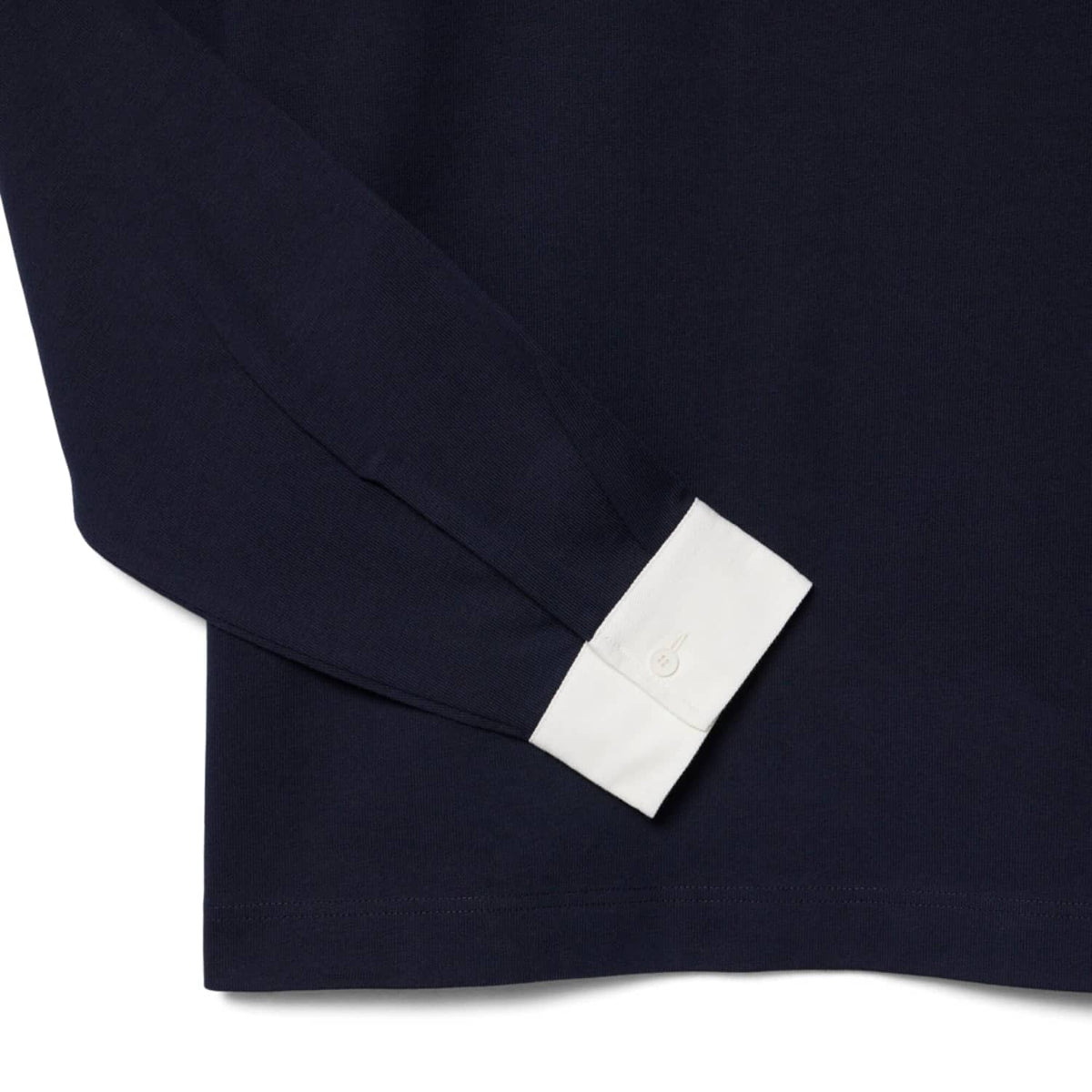 Lacoste Relaxed Rugby Shirt Shadow Navy  - KH0826-MXQ