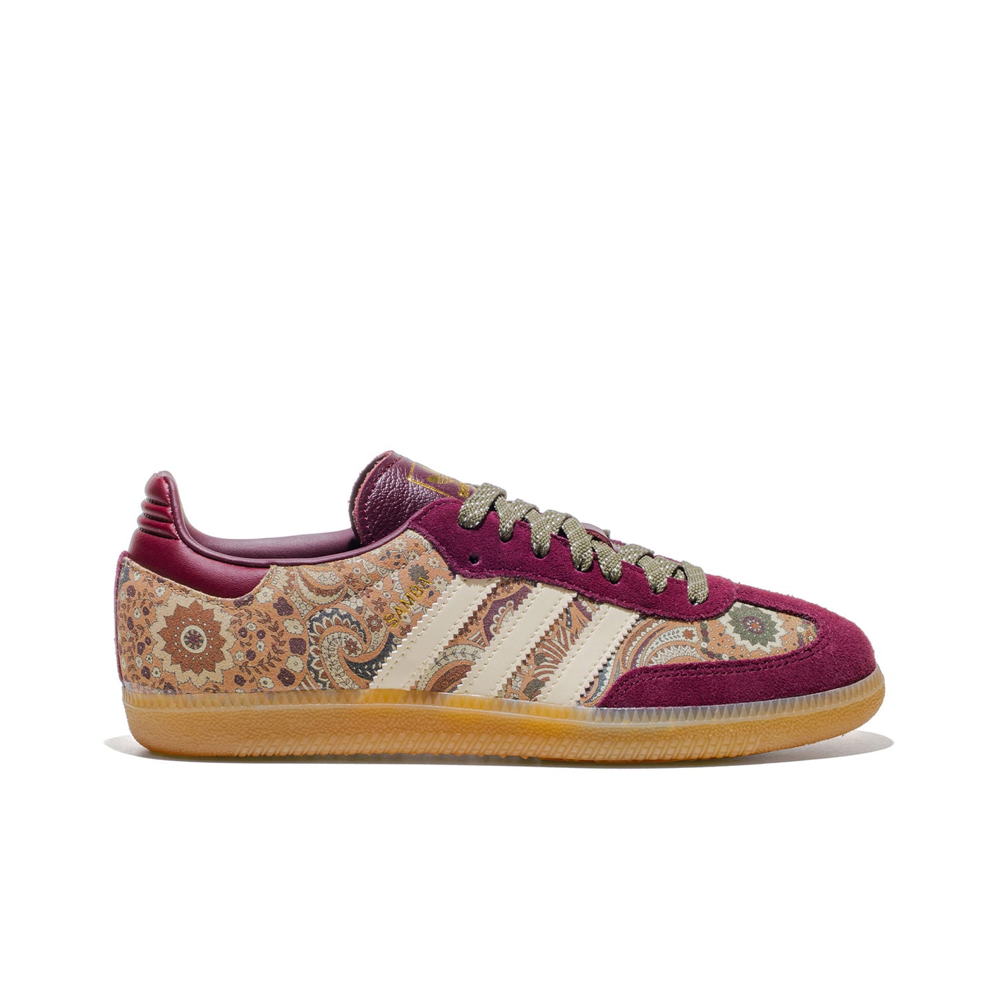 Adidas Originals Samba OG W Maroon/Warm Vanilla/Olive Strata  - KH9802