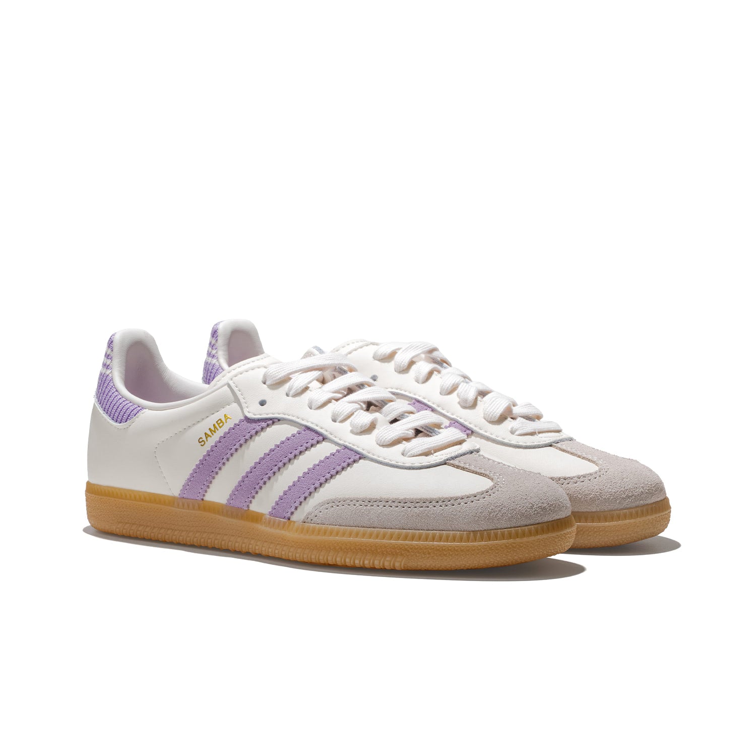 Adidas Originals Samba OG J Cloud White/Powder Plum/Gum  - KI4172