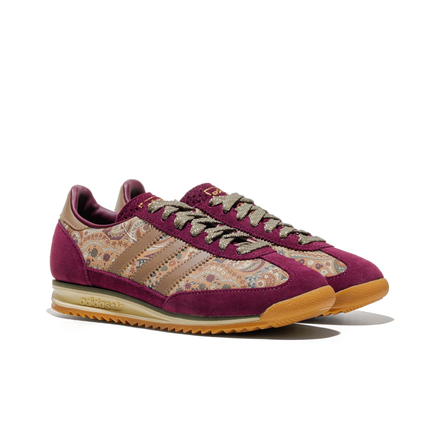 Adidas Originals SL 72 OG W Maroon/Khaki Six/Olive Strata  - KI4804