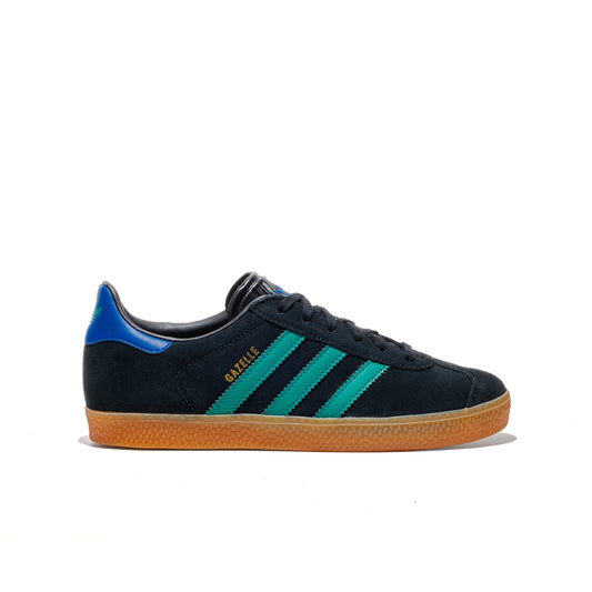 Adidas Originals Gazelle J Core Black/Equipment Green/Blue  - KI7131