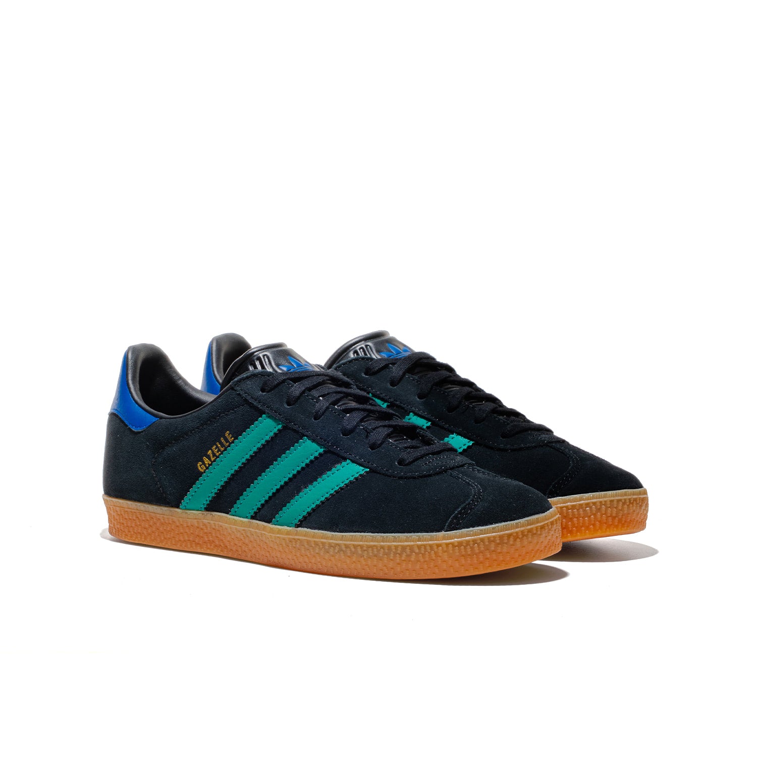 Adidas Originals Gazelle J Core Black/Equipment Green/Blue  - KI7131