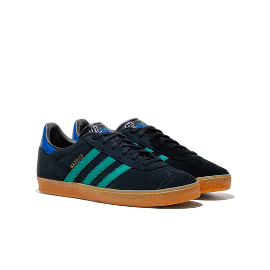 Adidas Originals Gazelle J Core Black/Equipment Green/Blue  - KI7131