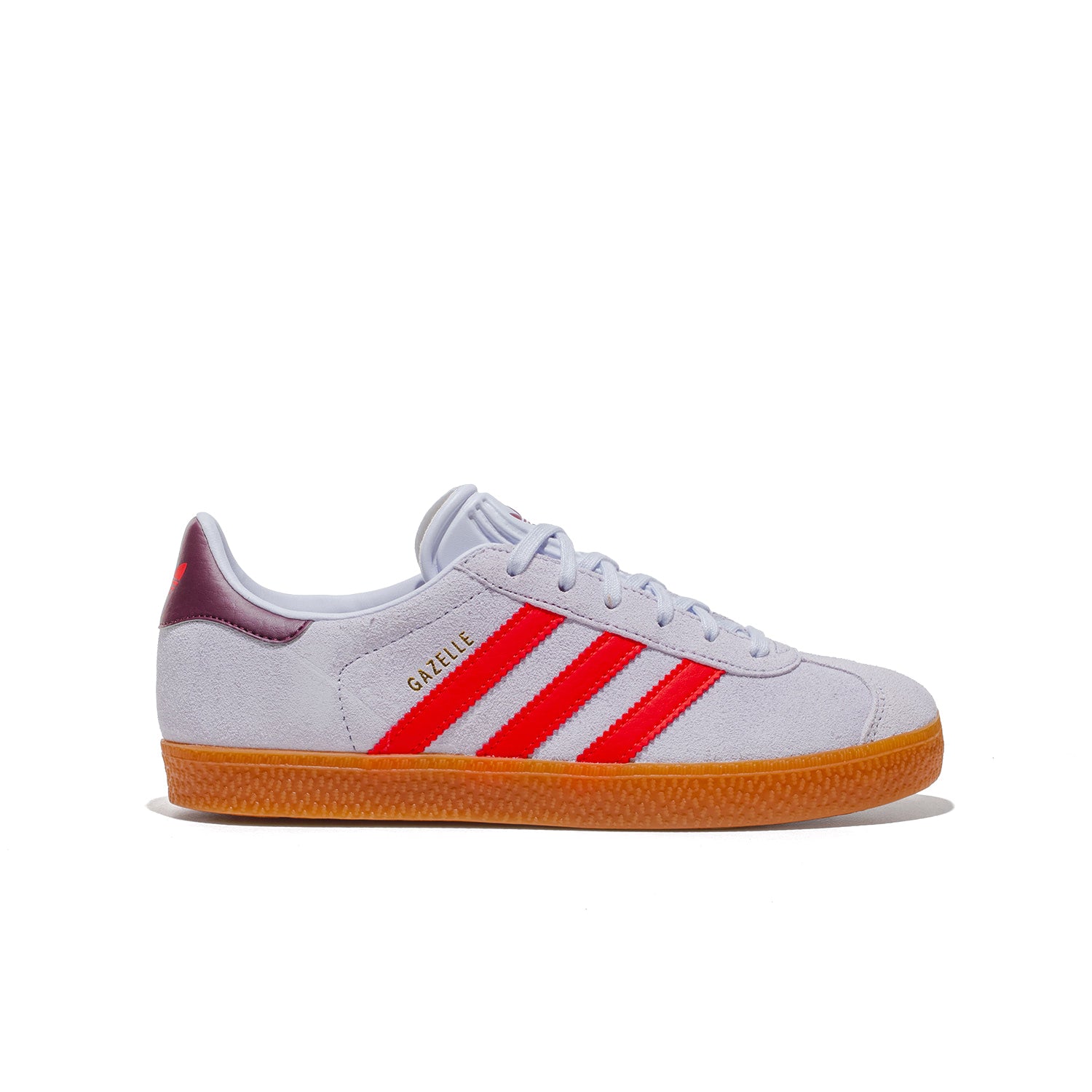 Adidas Originals Gazelle J Frozen Purple/Solar Turbo/Maroon  - KI7132