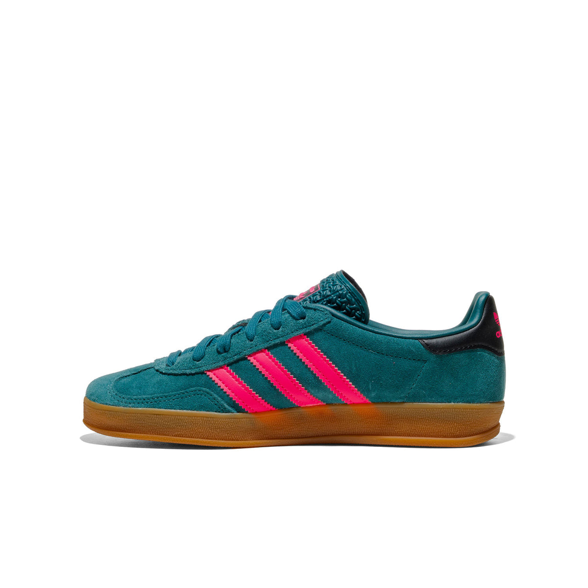 Adidas Originals Gazelle Indoor J Rich Green/Lucid Pink/Gold  - KJ2290