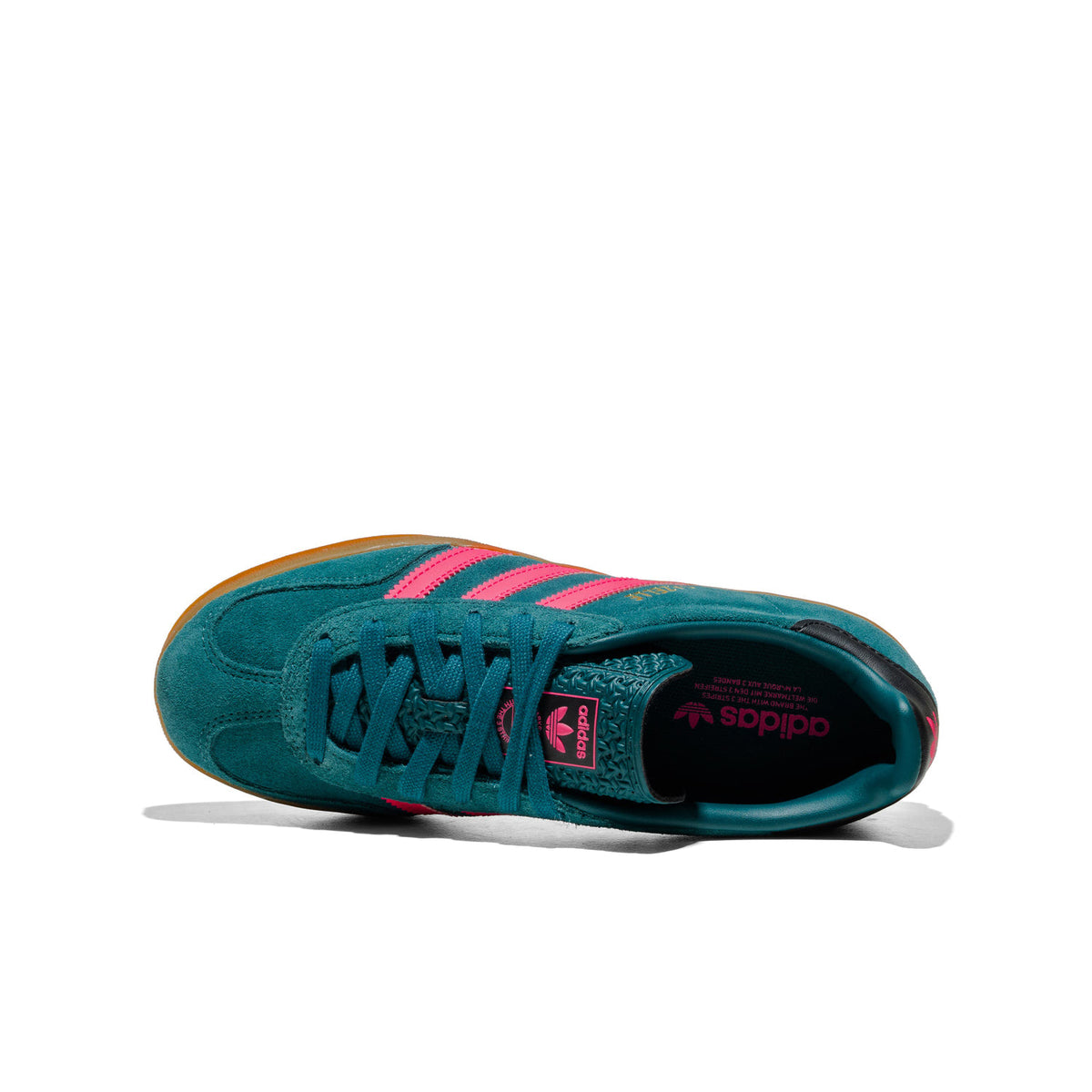 Adidas Originals Gazelle Indoor J Rich Green/Lucid Pink/Gold  - KJ2290
