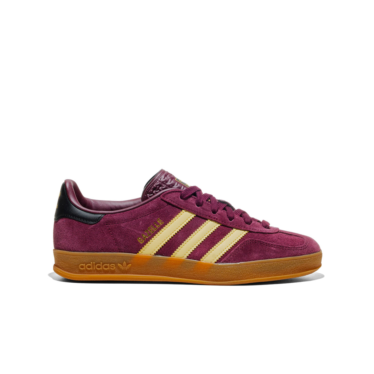 Adidas Originals Gazelle Indoor J Maroon/Almost Yellow/Gold  - KJ2291