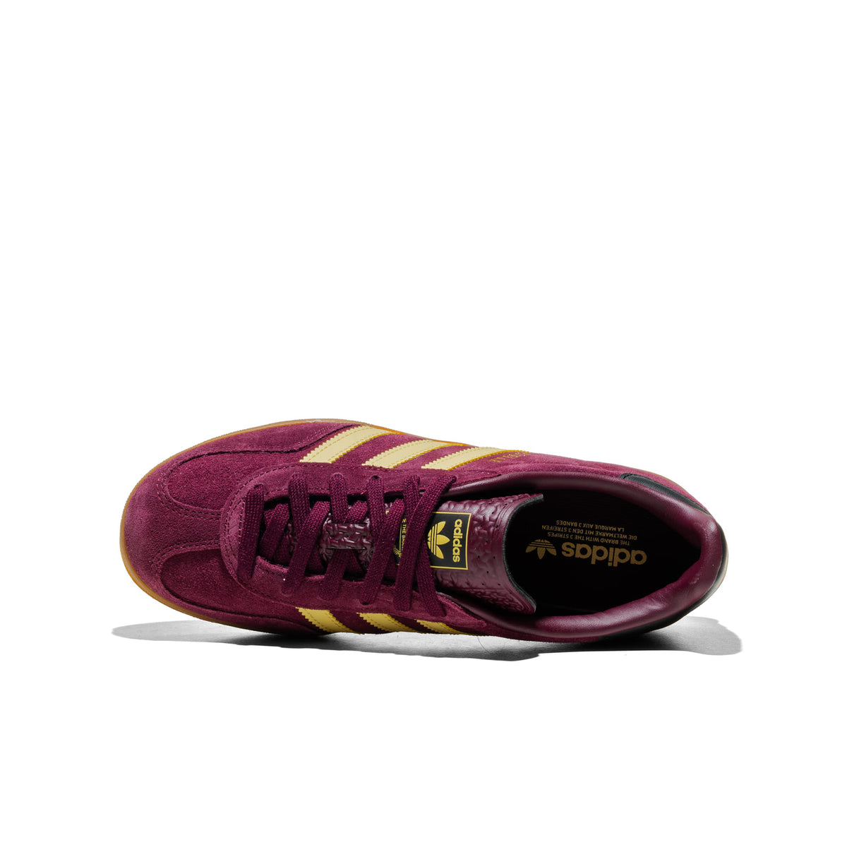 Adidas Originals Gazelle Indoor J Maroon/Almost Yellow/Gold  - KJ2291