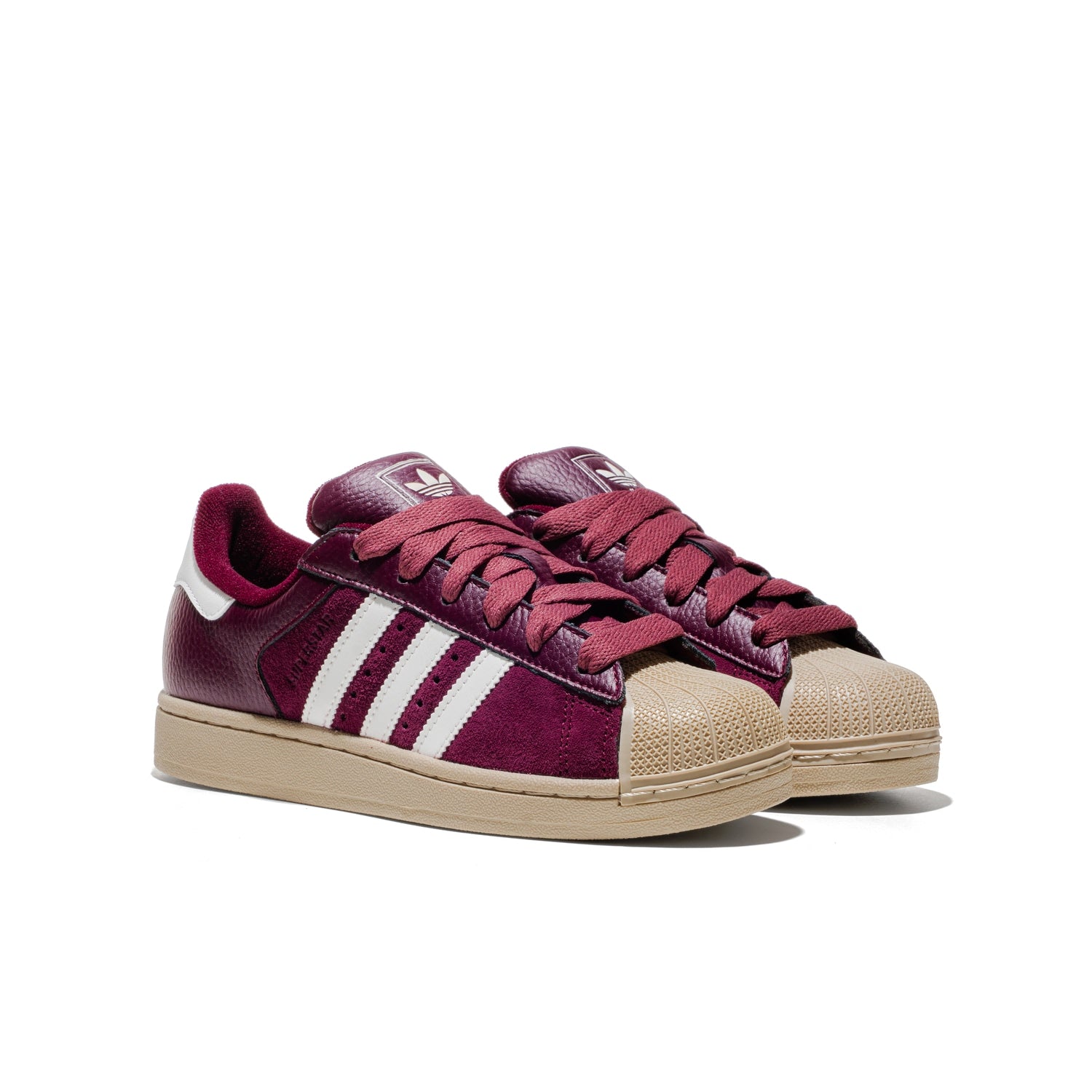 Adidas Originals Superstar II J Maroon/Core White/Khaki  - KJ9847