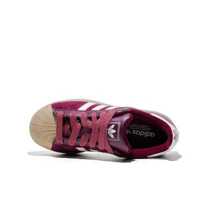 Adidas Originals Superstar II J Maroon/Core White/Khaki  - KJ9847