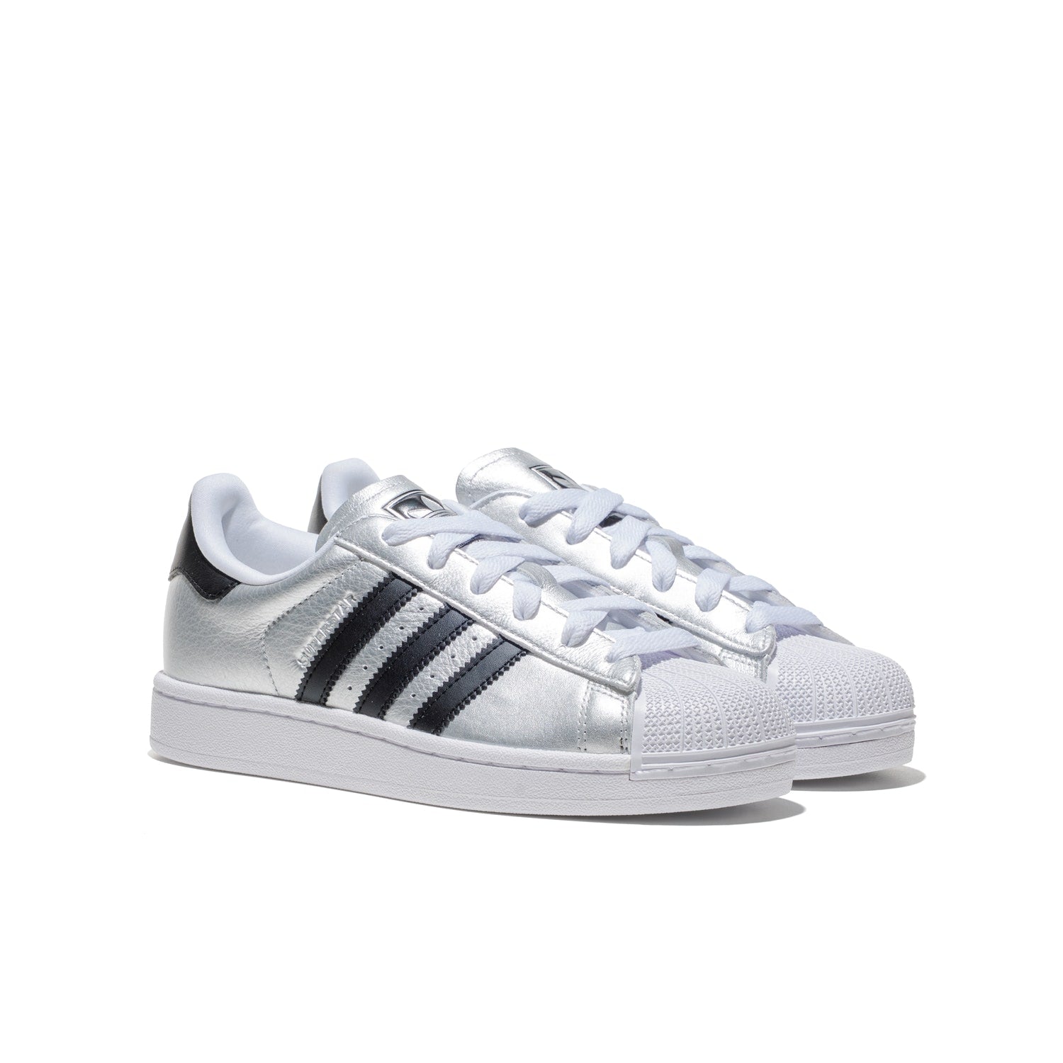 Adidas Originals Superstar II J Silver Metallic/Core Black  - KK2157