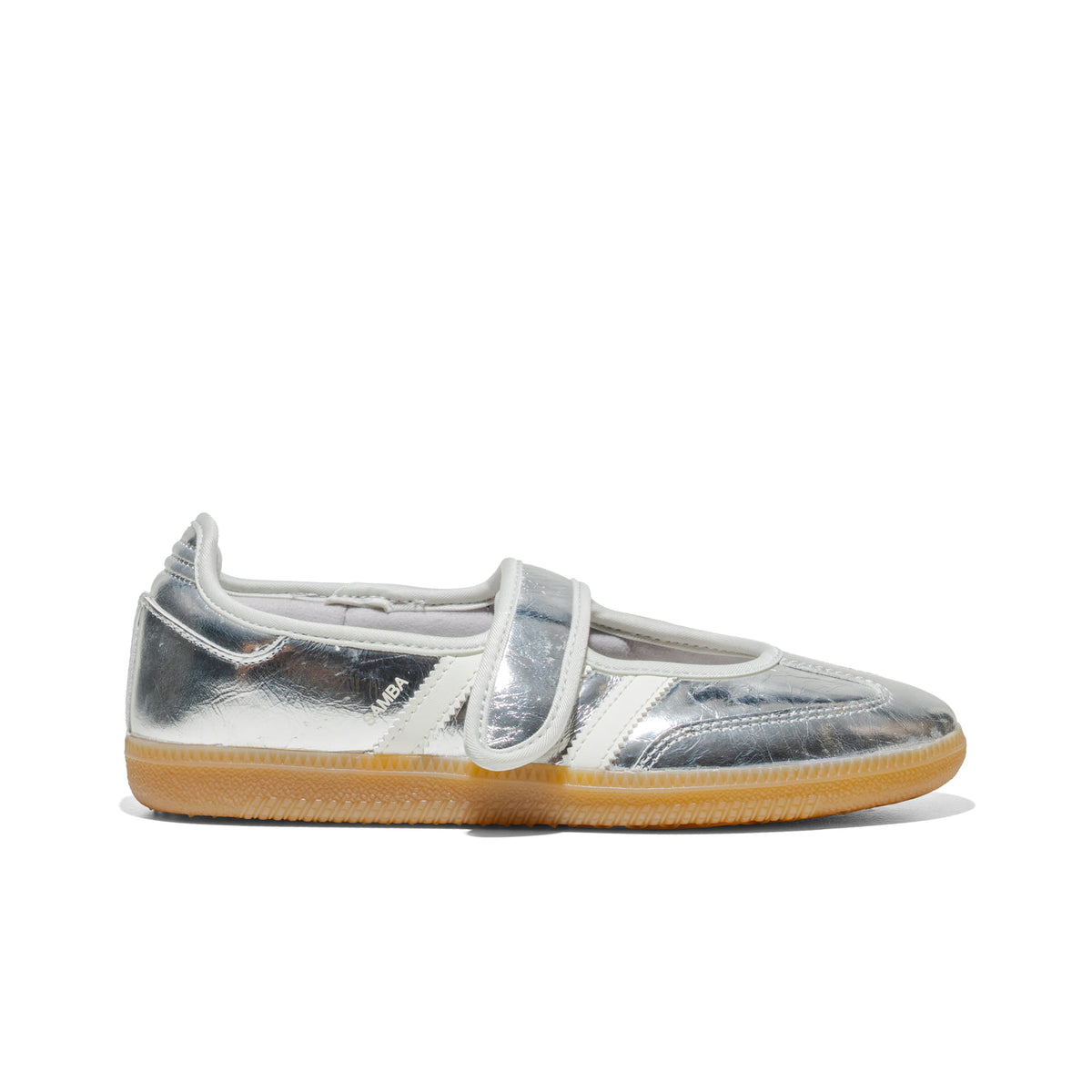 Adidas Originals Samba Jane W Silver Metallic/Off White/Gum  - KK2502