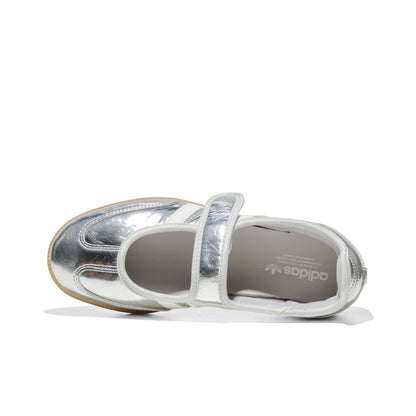 Adidas Originals Samba Jane W Silver Metallic/Off White/Gum  - KK2502