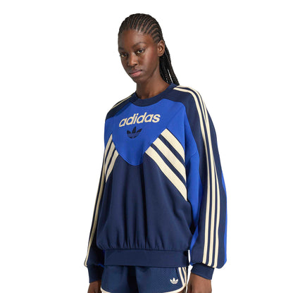 Adidas Originals Graphic Crew Bold Blue/Night Indigo  - KR7014