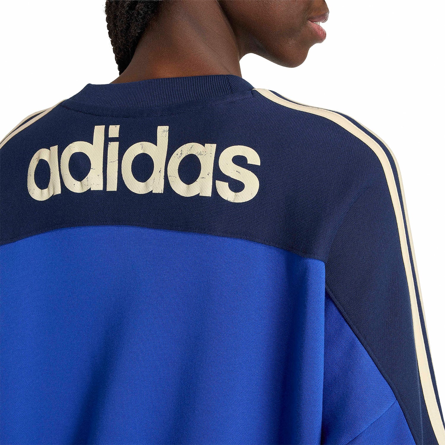 Adidas Originals Graphic Crew Bold Blue/Night Indigo  - KR7014