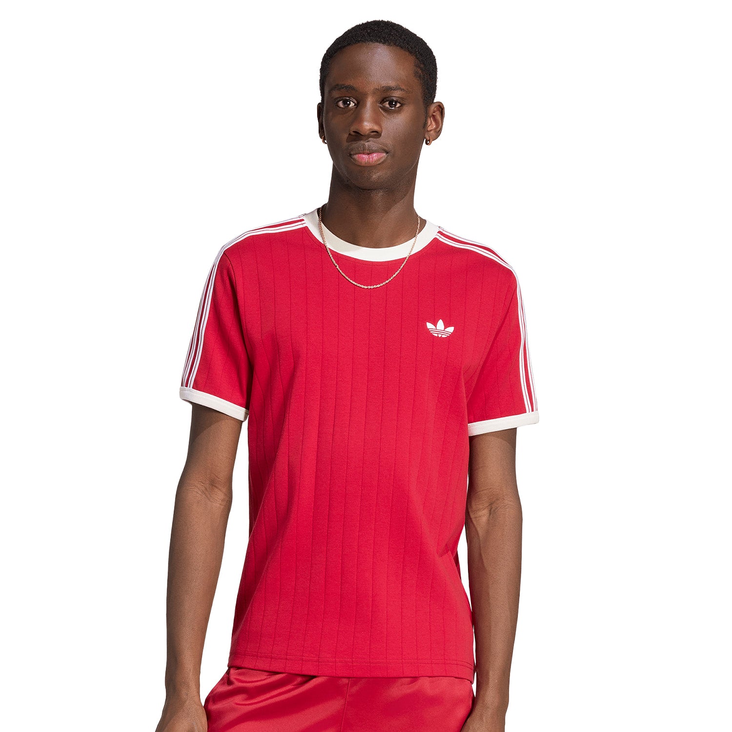 Adidas Originals 3S Tee Str Team Victory Red  - KS4066